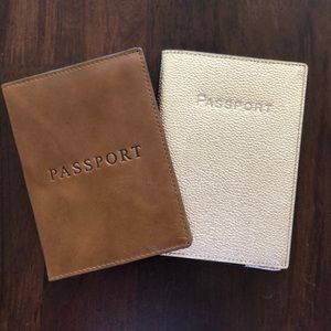 His & hers passport holders